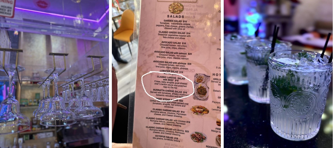 RARE Italy Restaurant Steak Lobster Menu